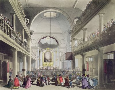 La cappella cattolica romana, Lincolns Inn Fields, da 